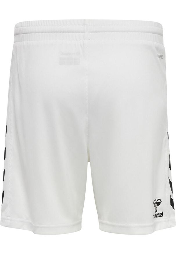 Spodenki piłkarskie dziecięce Hummel Core XK Poly Shorts. Kolor: biały. Sport: piłka nożna