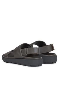 Geox Sandały U Spherica Ec6 U45GWC 00085 C6006 Brązowy. Kolor: brązowy. Materiał: skóra