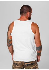 PITBULL - Tank męski Pitbull Top Slim Fit Drive. Kolor: biały, czarny, wielokolorowy