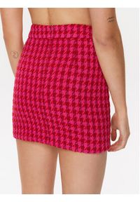 Liu Jo Spódnica mini MF3237 T3689 Różowy Regular Fit. Kolor: różowy. Materiał: bawełna #4