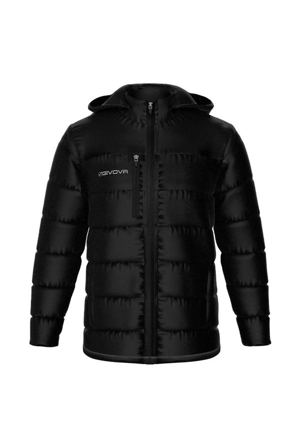 Unisex Winterjack Givova Prime Black XL - ciepłe i wodoodporne. Kolor: wielokolorowy. Sezon: zima. Styl: elegancki, sportowy