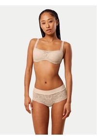 Triumph Biustonosz z fiszbiną Illusion 10219845 Beżowy. Kolor: beżowy. Materiał: syntetyk #5