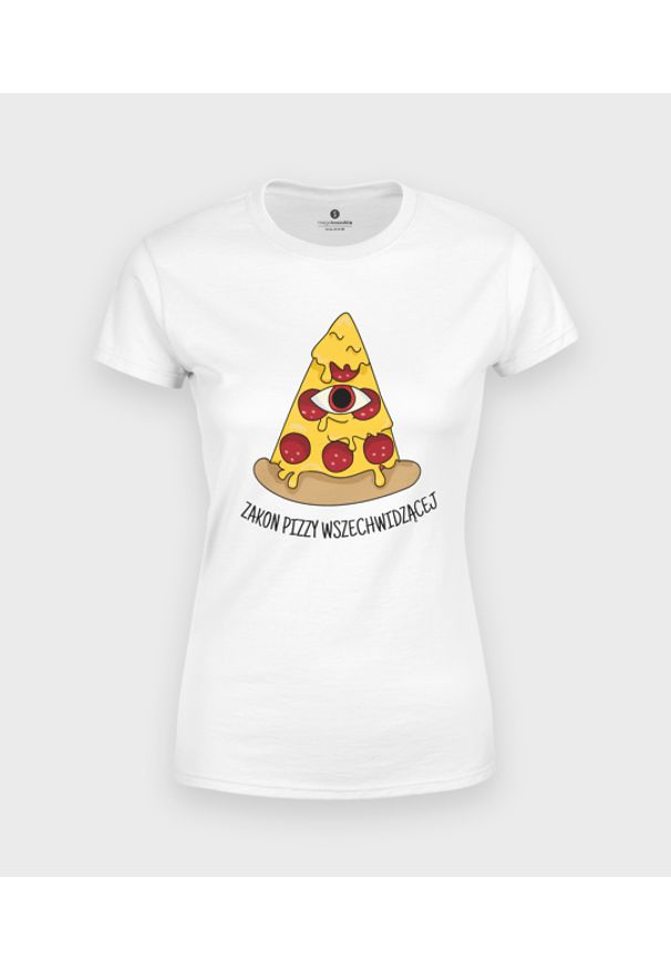MegaKoszulki - Koszulka damska Pizza Wszechwidząca. Materiał: bawełna