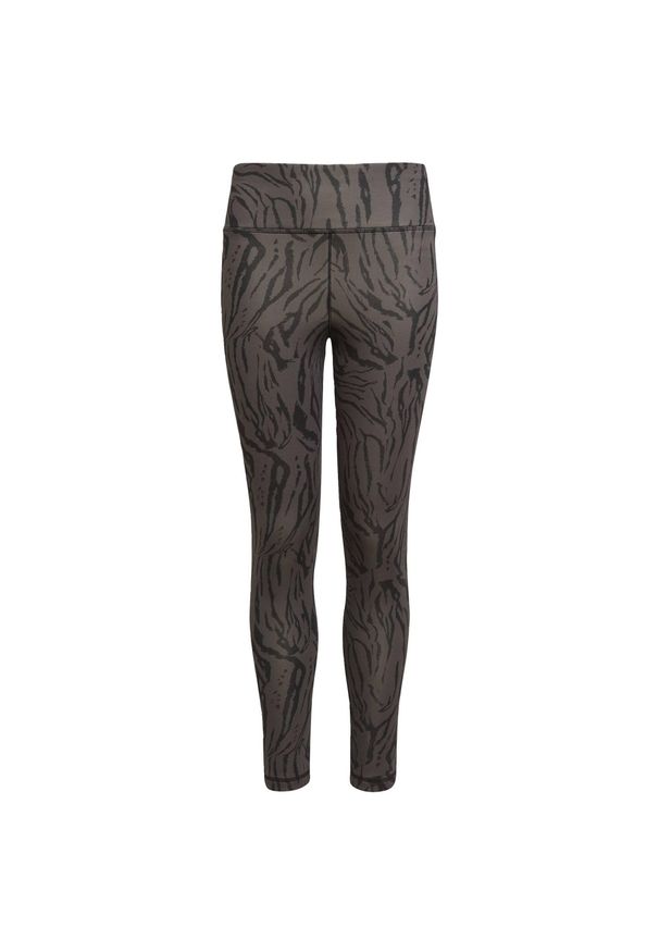 Adidas - Rajstopy adidas Jr Tight Aop Opt, Dzieci. Kolor: biały, wielokolorowy, czarny, szary. Materiał: materiał, poliester