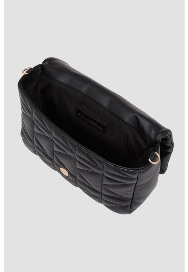 Karl Lagerfeld - KARL LAGERFELD Czarna damska torebka Handle Cb. Kolor: czarny. Styl: elegancki, casual