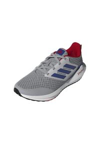 Buty Chłopak Adidas Eq21 Run 2.0 Bounce srebrny. Okazja: na co dzień. Kolor: szary. Sport: bieganie