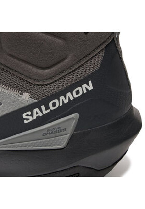 salomon - Salomon Trekkingi Elixir Activ Mid Gore-Tex L47456800 Szary. Kolor: szary. Materiał: materiał. Technologia: Gore-Tex. Sport: turystyka piesza