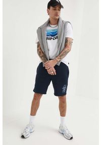 Rip Curl bluza męska kolor szary z nadrukiem. Kolor: szary. Materiał: bawełna. Wzór: nadruk #4
