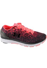 Buty do biegania męskie Under Armour UA Charged Bandit 3 Ombre czarne,czerwone. Zapięcie: sznurówki. Kolor: czerwony. Materiał: syntetyk, tkanina, materiał. Szerokość cholewki: normalna. Sport: bieganie