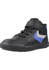 Geox - Buty GEOX J ARZACH Czarny. Kolor: czarny, niebieski, wielokolorowy. Materiał: syntetyk, tkanina. Sport: turystyka piesza
