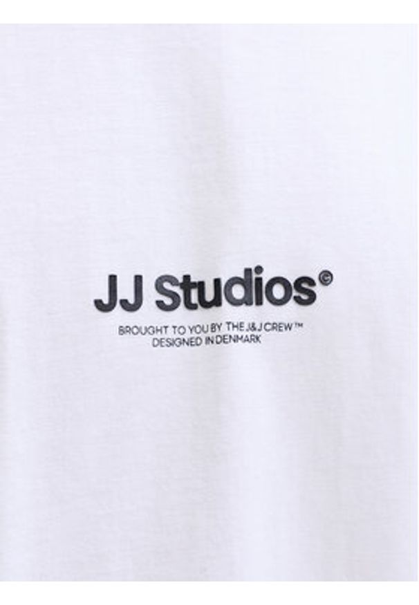 Jack & Jones Tank top Soho 12288001 Biały Relaxed Fit. Kolor: biały. Materiał: bawełna