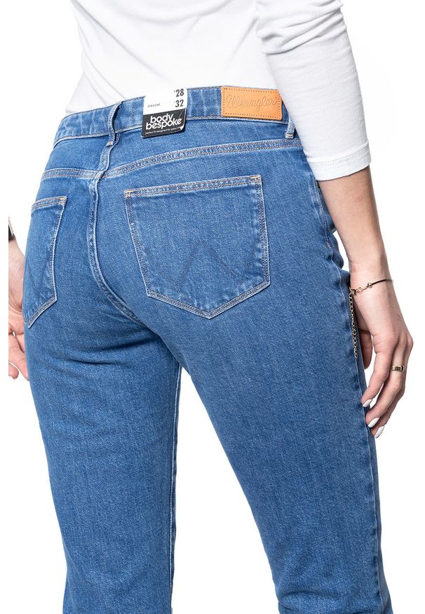Wrangler - SPODNIE DAMSKIE WRANGLER STRAIGHT MONTEGO BAY W28TJQ11P 112128501