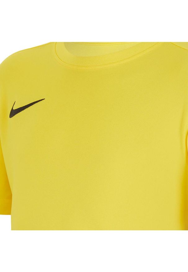 Koszulka treningowa chłopięca Nike JR Dry Park Vii. Kolor: żółty. Długość rękawa: krótki rękaw. Długość: krótkie