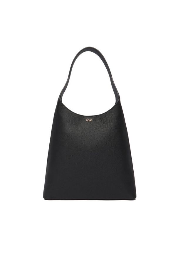 BOSS Torebka 50557982 Czarny. Kolor: czarny. Materiał: skórzane
