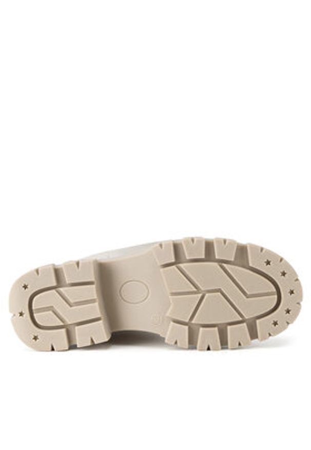 MEXX Oficerki MI001805143W Beżowy. Kolor: beżowy. Materiał: skóra