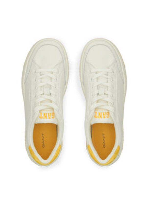 GANT - Gant Sneakersy Ellizy Sneaker 28531483 Biały. Kolor: biały. Materiał: skóra