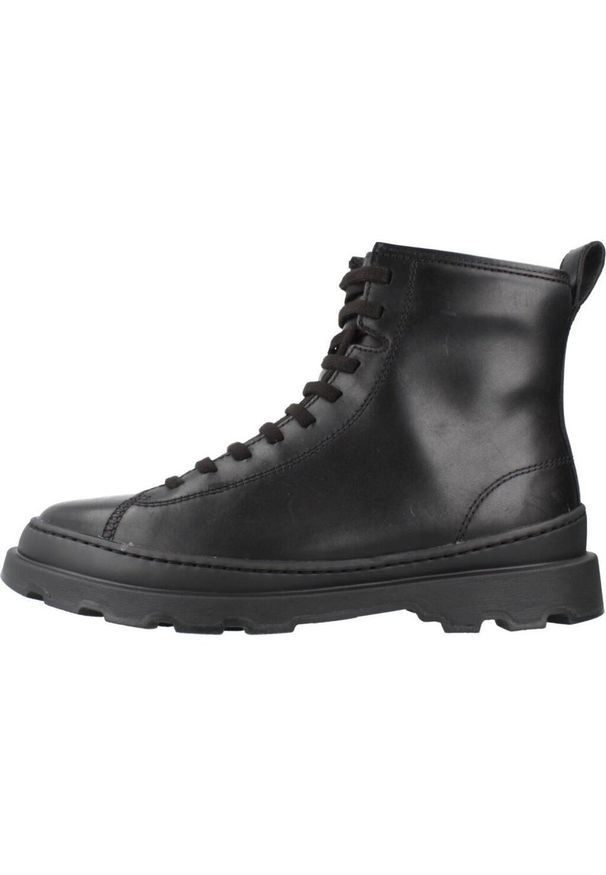 Camper - CAMPER BRUTUS Czarny. Kolor: czarny. Materiał: tkanina, skóra. Styl: sportowy