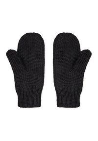 Eisbar - Eisbär Rękawiczki Damskie Afra Mittens 80135 Czarny. Kolor: czarny. Materiał: wełna, materiał