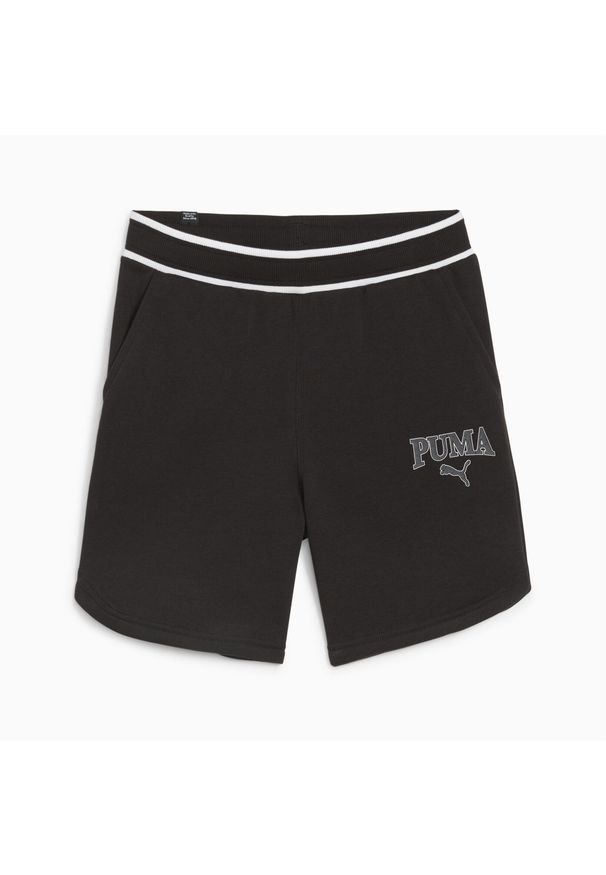 Szorty dla dzieci Puma Squad. Okazja: na uczelnię. Kolor: czarny. Styl: sportowy. Sport: joga i pilates