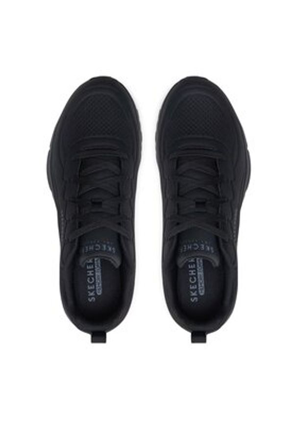 skechers - Skechers Sneakersy Uno Lite-Lighter One 183120/BBK Czarny. Kolor: czarny. Materiał: materiał