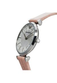 Emporio Armani Zegarek AR11543 Różowy. Kolor: różowy. Materiał: skóra #2
