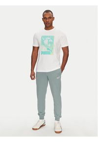 Puma T-Shirt Graphics Photoprint 684836 Biały Regular Fit. Kolor: biały. Materiał: bawełna #5