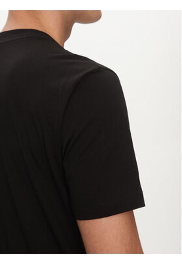 Hugo - HUGO T-Shirt Dalendi 50534934 Czarny Regular Fit. Kolor: czarny. Materiał: bawełna