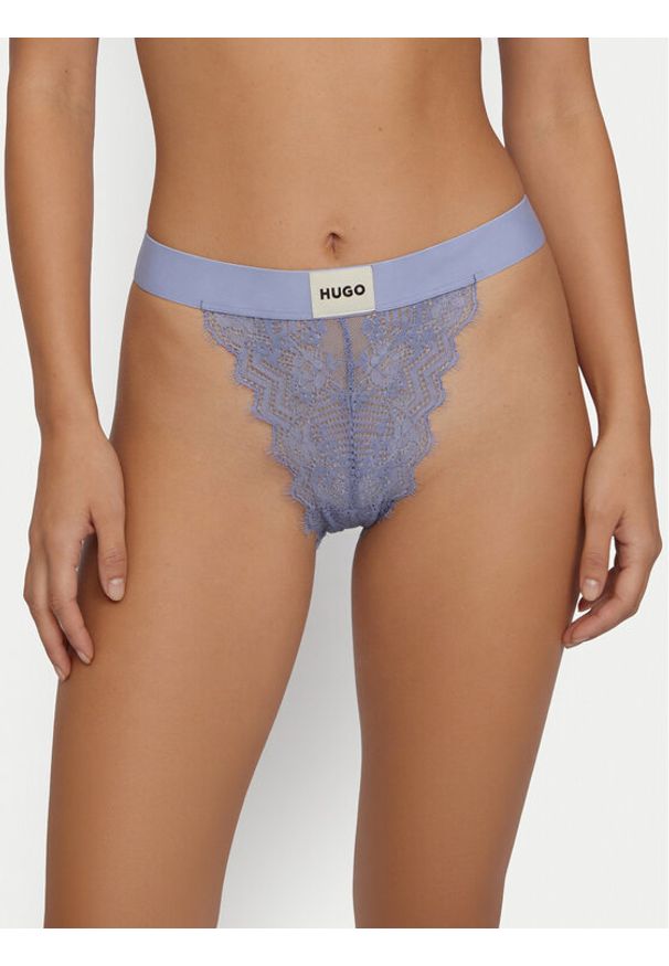 Hugo - HUGO Stringi 50535036 Fioletowy. Kolor: fioletowy. Materiał: syntetyk