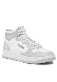 AUTRY Sneakersy AUMM WB10 Biały. Kolor: biały. Materiał: skóra