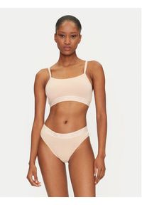 Lacoste Stringi 8F1342 Beżowy. Kolor: beżowy. Materiał: bawełna