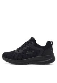 skechers - Skechers Sneakersy 12607 BBK Czarny. Kolor: czarny. Materiał: materiał