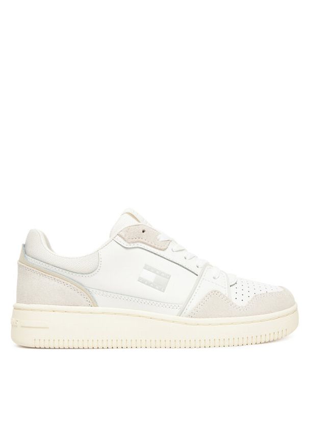 Tommy Jeans Sneakersy Tjw Retro Basket Sneaker EN0EN02818 Écru. Materiał: skóra