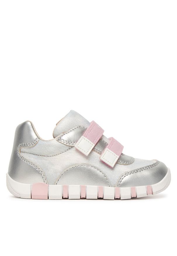 Sneakersy Geox. Kolor: srebrny