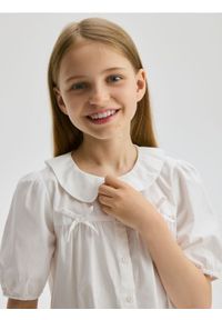 Reserved - Koszula z krótkim rękawem - biały. Kolor: biały. Materiał: bawełna. Długość rękawa: krótki rękaw. Długość: krótkie #1