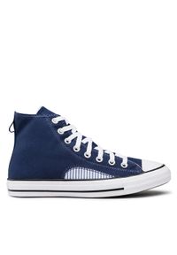 Converse Trampki Chuck Taylor All Star Hickory Stripe A00480C Granatowy. Kolor: niebieski. Materiał: materiał