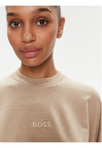 BOSS - Boss Bluza Select 50515545 Beżowy Regular Fit. Kolor: beżowy. Materiał: wiskoza