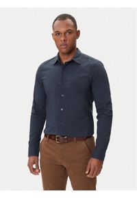 G-Star RAW - G-Star Raw Koszula Uniform D25176-D321 Granatowy Slim Fit. Kolor: niebieski. Materiał: syntetyk