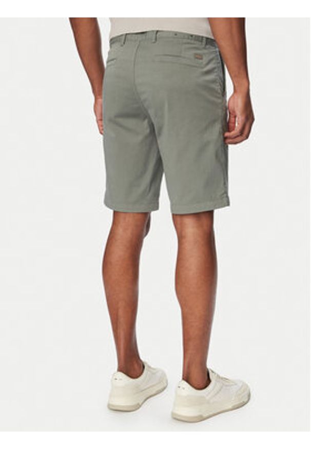 BOSS Szorty materiałowe Chino 50536723 Khaki Slim Fit. Kolor: brązowy. Materiał: bawełna