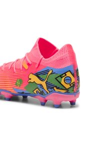 Buty piłkarskie dla dzieci Puma Future 7 Match. Zapięcie: sznurówki. Kolor: różowy. Materiał: syntetyk, materiał. Szerokość cholewki: normalna. Sport: piłka nożna