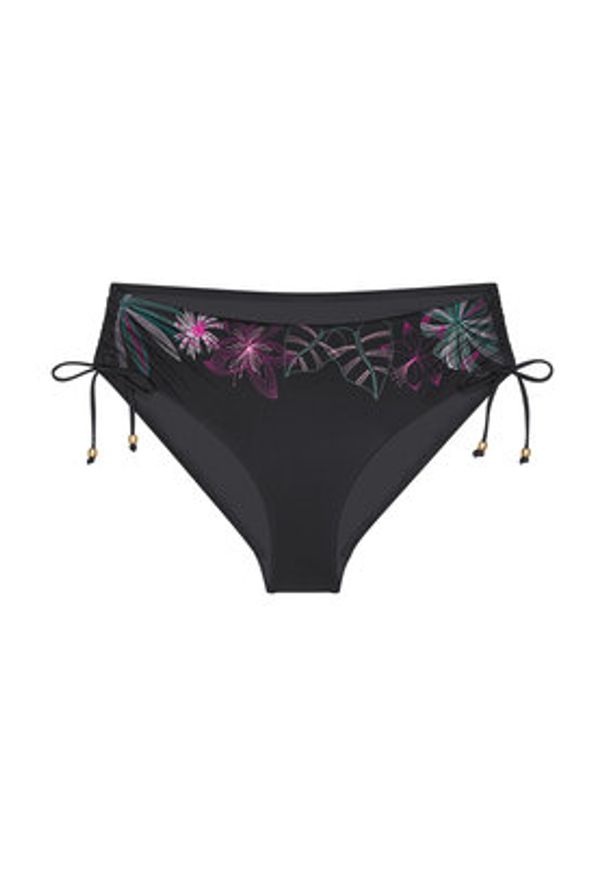 Triumph Dół od bikini Summer Tropics Midi 10226523 Czarny. Kolor: czarny. Materiał: syntetyk
