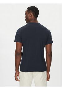 Barbour T-Shirt Tartan MTS0670NY31 Granatowy Tailored Fit. Kolor: niebieski. Materiał: bawełna #5