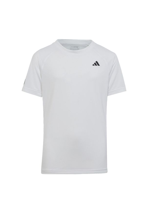 Adidas - Club Tennis Tee. Kolor: biały. Materiał: materiał. Sport: tenis