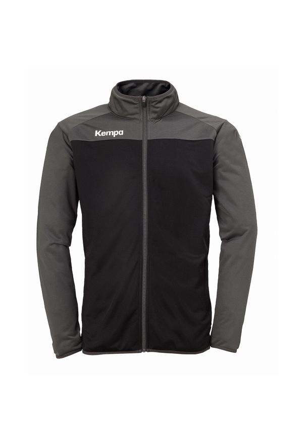 KEMPA - Bluza Kempa Prime Poly Jacket. Kolor: czarny, brązowy, szary, wielokolorowy. Sport: piłka ręczna