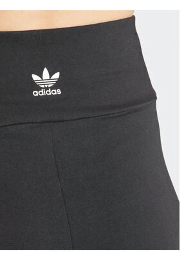 Adidas - adidas Legginsy 3-Stripes IP2968 Czarny Slim Fit. Kolor: czarny. Materiał: bawełna
