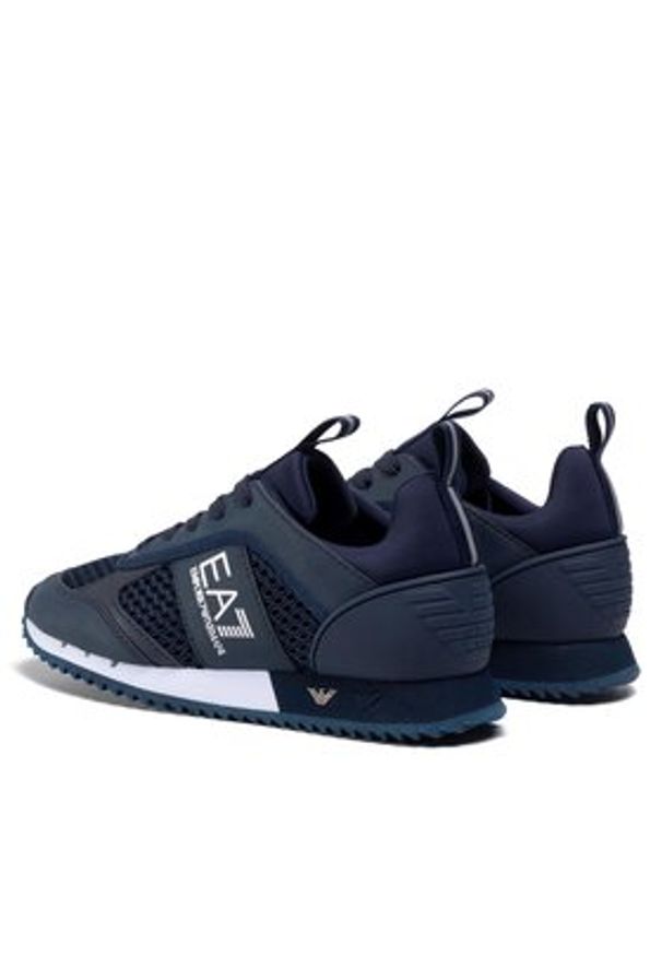 EA7 Emporio Armani Sneakersy X8X027 XK050 D813 Granatowy. Kolor: niebieski. Materiał: materiał
