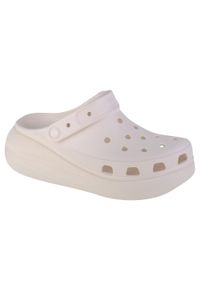 Buty do chodzenia damskie Crocs Classic Crush Clog. Kolor: biały. Materiał: materiał, syntetyk, guma #1
