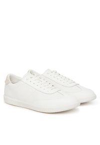 Calvin Klein Sneakersy Low Top Lace Up Tmbl Lth HM0HM01803 Biały. Kolor: biały. Materiał: skóra #3