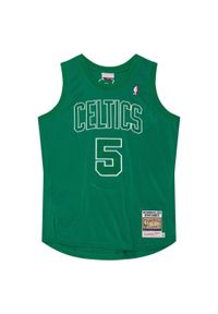 Mitchell & Ness - Koszulka Boston Celtics Authentic Christmas Day Kevin Garnett 2012/13. Kolor: zielony. Materiał: poliester. Sport: koszykówka #1