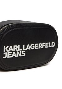 Karl Lagerfeld Jeans Torebka 245J3010 Czarny. Kolor: czarny. Materiał: skórzane #4