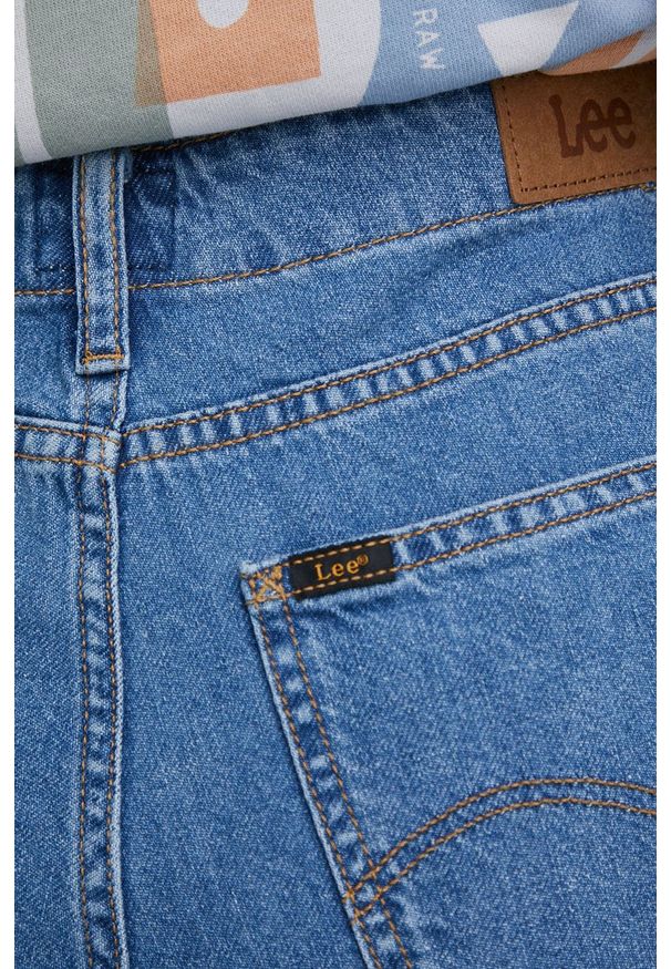 Lee jeansy ELASTICATED STELLA T MID ZOLA damskie high waist. Stan: podwyższony. Kolor: niebieski
